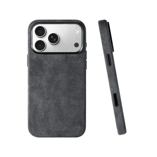Alcantara-Touch iPhone 17 Case | MagSafe, Microfiber Lining