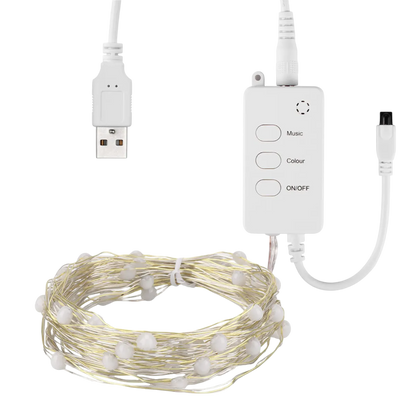 Music Sync RGB LED String Lights